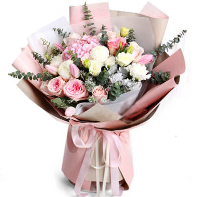 light pink flowers